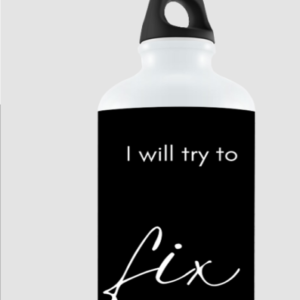 Sipper Bottle - I Will Try to Fix You | Coldplay Inspired Motivational Design