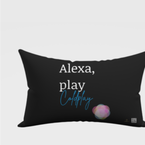 AOP Pillow Cover 18x28 – Alexa Play Coldplay | Colorful Ball Design