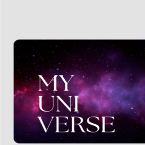 Mouse Pad (Square) – My Universe | Starry Purplish Black Background