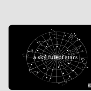 Mouse Pad – A Sky Full of Stars | Horoscope Constellation Circle
