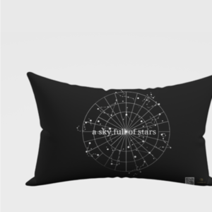 AOP Pillow Cover – A Sky Full of Stars | Horoscope Constellation Circle