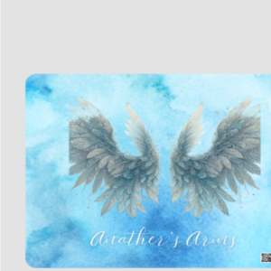 Square Mouse Pad – Another’s Arms | Angel Wing Sky Design