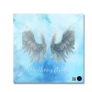 Square Fridge Magnet – Another’s Arms | Angel Wing Sky Design