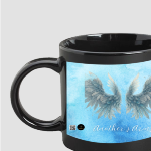 Black Coffee Mug (11oz) – Another’s Arms | Angel Wing Sky Design