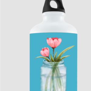 Sipper Bottle (750ml) – Floral Vase | Elegant Botanical Tabletop Design
