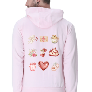 Hoodie - Hearts & Chocolate Design