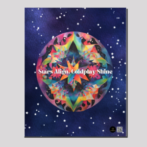 Canvas (16x20 inches) – Stars Align, Coldplay Shine