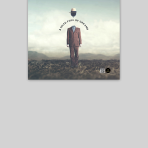 Poster (10x10) – A Head Full of Dreams | Surreal Floating Head Design