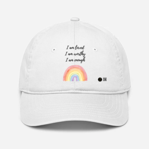 I Am Worthy – White Baseball Cap