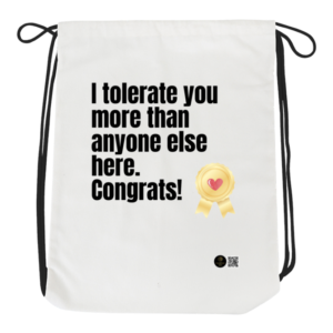 Drawstring Bag - Award-Winning Tolerance Design