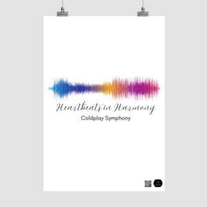 Heartbeats in Harmony – Inspirational A4 Poster