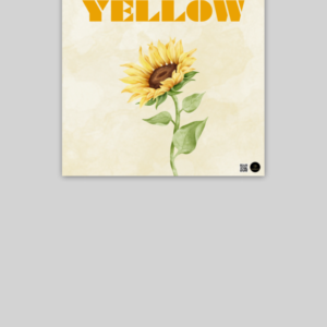 "Yellow" Design 10x10 Poster – Wall Art