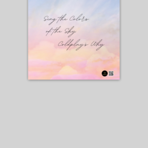 Poster 10x10 – Sing the Colors of the Sky, Coldplay’s Why Dreamy Sky Design
