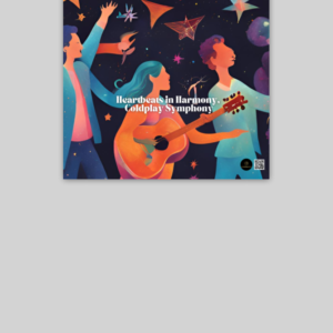 Poster – Heartbeats in Harmony, Coldplay Symphony (10X10)