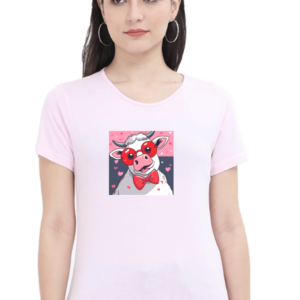 Women's T-Shirt - Moo Love Style Design
