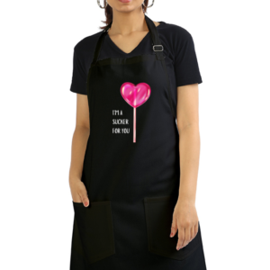 Apron - I'm a Sucker for You Lollipop Design