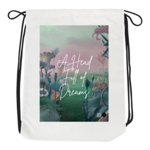 Drawstring Bag - A Head Full of Dreams | Dreamy Nature Aesthetic