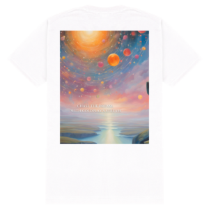 Male Standard Crew T-Shirt(S-XXL) – Chase the Dream, with Coldplay’s Stream | Sunrise Cliff View Design