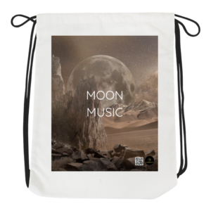 Drawstring Bag - Moon Music | Ivory Moon Design
