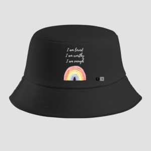 I Am Worthy – Black Bucket Hat