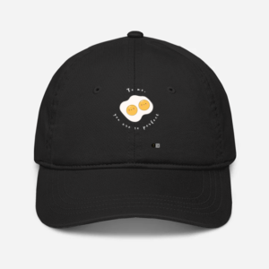 Black Baseball Cap - "To Me, You Are Perfect" Design