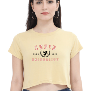 Crop Top - Cupid University Design