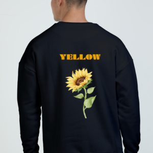 "Yellow" Design Unisex Oversized Sweatshirt – Sunflower Print
