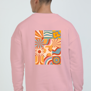 Oversized Sweatshirt (S-XXL) – Vibrant Fusion | Colorful Artistic Collage