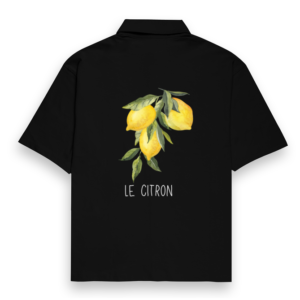 Oversized Shirt (S-3XL) – Le Citron | Elegant Lemon Branch Design