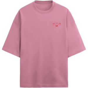 Unisex Terry Oversized Tee - "In My Self Love Era" with Checkered Background (XS-3XL, Multiple Colors)