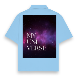 Oversized Shirt (S-3XL)– My Universe | Starry Purplish Black Background