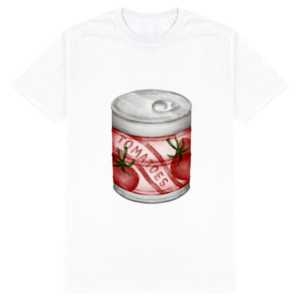 Male Standard Crew T-Shirt (S-XXL) – Tomatoes Can Design | Retro Grocery Aesthetic