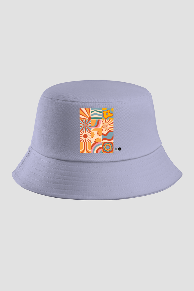 Bucket Hat – Vibrant Fusion | Colorful Artistic Collage