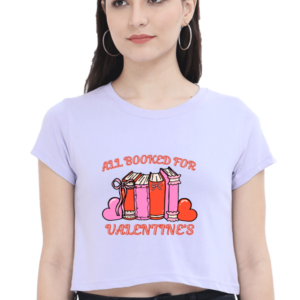 Crop Top - All Booked for Valentine's Design
