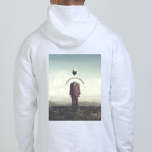 Oversized Hoodie (S-3XL) – A Head Full of Dreams | Surreal Floating Head Design