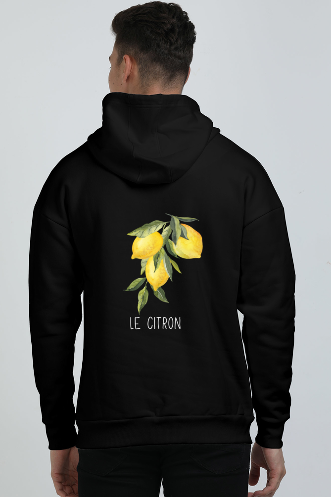 Oversized Hoodie (S-3XL) – Le Citron | Elegant Lemon Branch Design