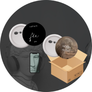 Quantum Pack - Fix You & Moon Music Badge Set | Coldplay Inspired Collectible Pins