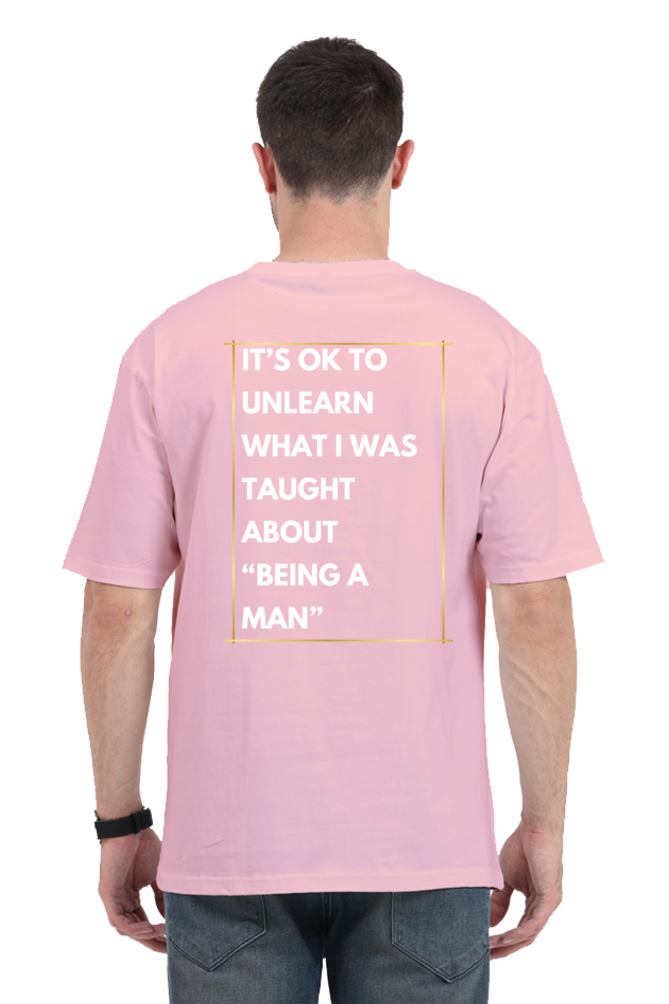 Oversized Standard T-Shirt – "It's OK to Unlearn" Motivational Design - Image 2