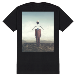 Male Standard Crew T-Shirt (S-XXL) – A Head Full of Dreams | Surreal Floating Head Design