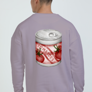 Oversized Sweatshirt (S-XXL) – Tomatoes Can Design | Retro Grocery Aesthetic