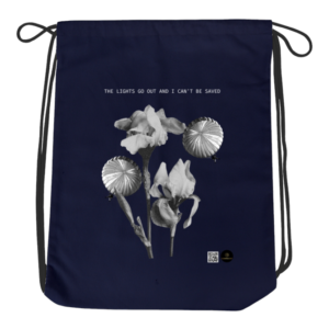 Lights Go Out – Minimalist Drawstring Bag
