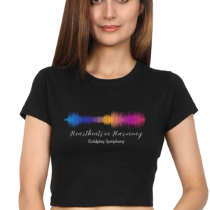 Heartbeats in Harmony – Trendy Crop Top