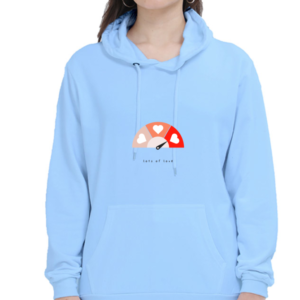 "Lots of Love" Love-O-Meter Unisex Hoodie – Cozy & Stylish – XS-3XL