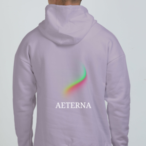 Oversized Hoodie – Aeterna Aurora-Inspired Celestial Design