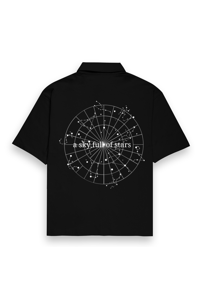Oversized Shirt (S-3XL) – A Sky Full of Stars | Horoscope Constellation Circle