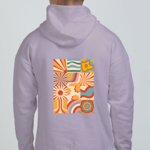 Oversized Hoodie (S-3XL) – Vibrant Fusion | Colorful Artistic Collage