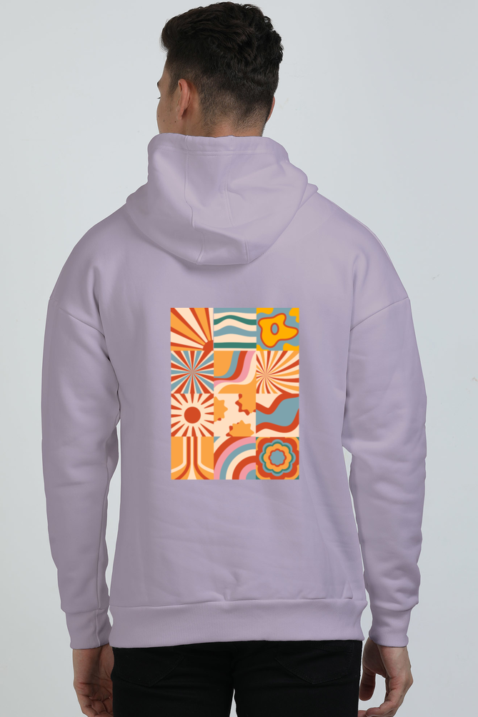 Oversized Hoodie (S-3XL) – Vibrant Fusion | Colorful Artistic Collage