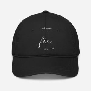 Baseball Cap – I Will Try to Fix You | Coldplay Lyric Design