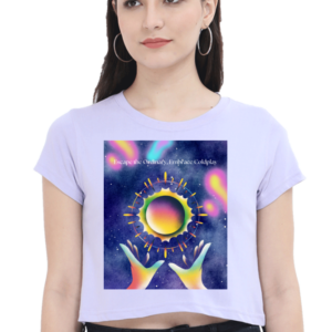 Escape the Ordinary, Embrace Coldplay – Women's Crop Top