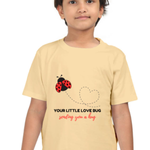 Boy Classic Crew T-Shirt - Your Little Love Bug Sending You a Hug (0M-11Y)